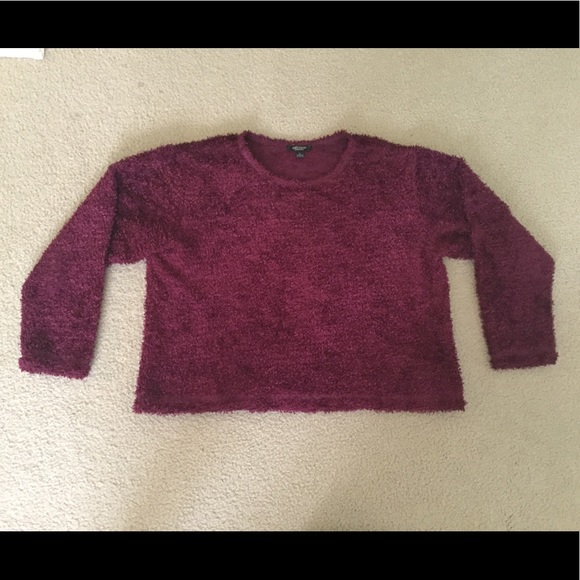 Burgundy Sweater Size L Karen Kane - Picture 1 of 5